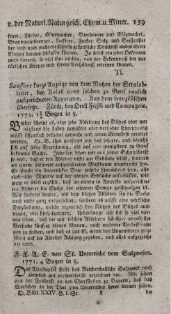 Unterricht vom Salzwesen.