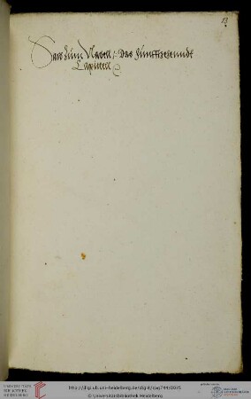 ‘Salb zúm Nabell‘, Nur Überschrift