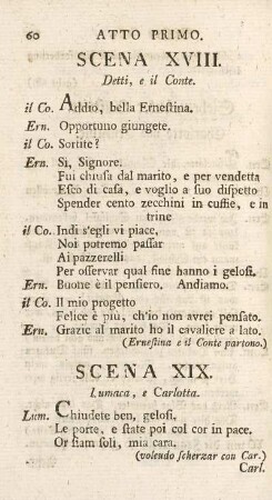 Scena XVIII. / Achtzehnter Auftritt