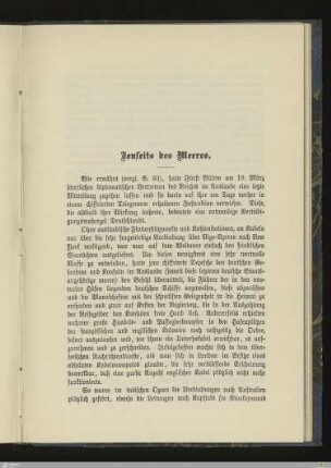 Jenseits des Meeres