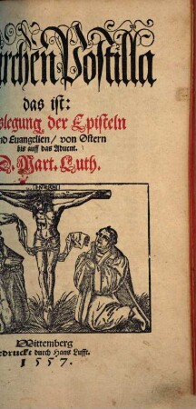 Kirchen-Postilla, das ist: Auslegung der Episteln und Evangelien, an Sontagen und fürnemesten Festen