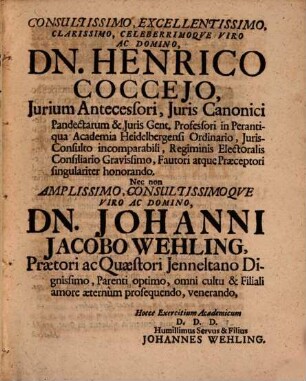 Disputatio Juris Gentium, De Jure Victoriæ Diverso a Jure Belli