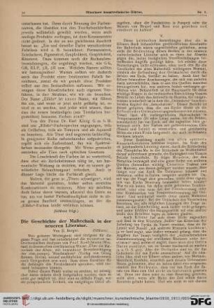 7: Die Geschichte der Maltechnik in der neueren Literatur, [4]