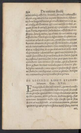 De Legendis Libris Evangelistarum. Cap. XVII.