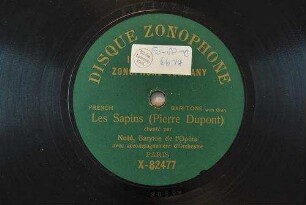 Les sapins / (Pierre Dupont)