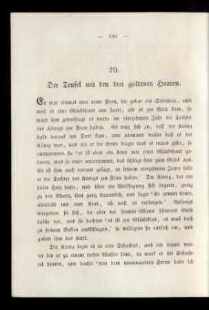 29. Der Teufel mit den drei goldenen Haaren.