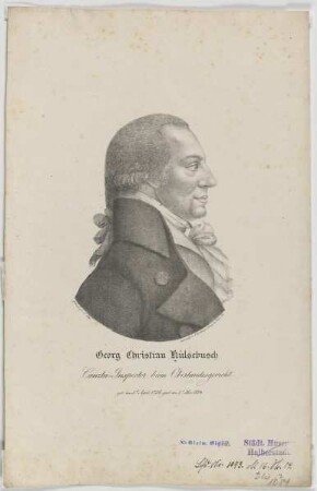 Bildnis des Georg Christian Hülsebusch