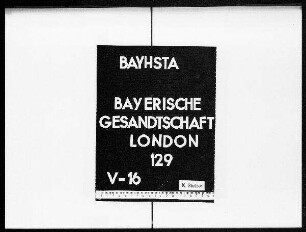 Die Aufhebung der bayerischen Konsulate im britischen Reich.