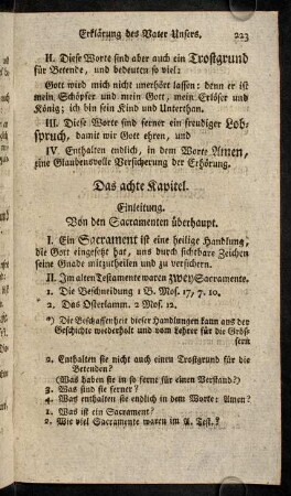 223-232, Das achte Kapitel. - Das neunte Kapitel.