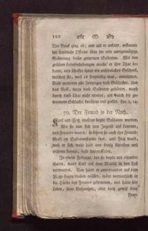 70. Der Freund in der Noth.