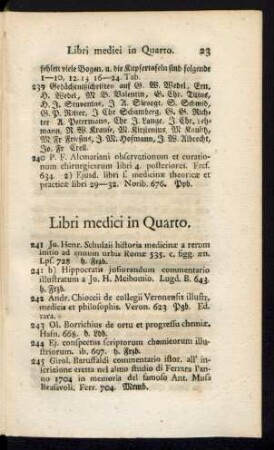 Libri medici in Quarto