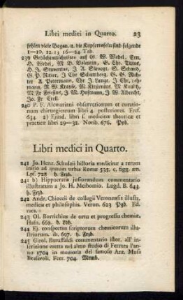 Libri medici in Quarto