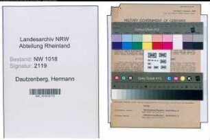 Entnazifizierung Hermann Dautzenberg , geb. 07.07.1911 (Kaufmaennischer Angestellter)