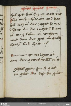68r: Dictum, Isaias zugeschrieben