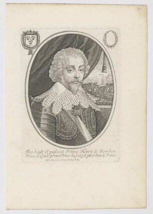 Bildnis des Henry de Bourbon Prince de Condé