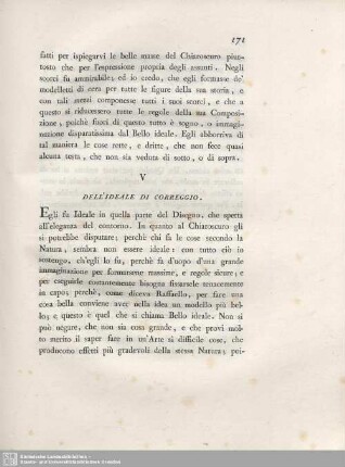 V. Dell'Ideale Di Correggio.