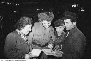 Bautzen. VEB Waggonbau Bautzen, März 1952