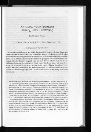 Die Altona-Kieler Eisenbahn : Planung - Bau- Eröffnung