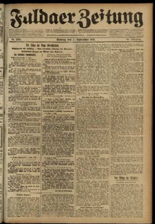 Ausgabe vom Montag, den 03. September 1917.