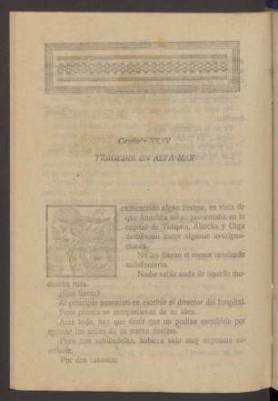 Capítulo XXXV - Tragedia en alta mar