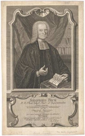 Bildnis des Siegfried Beck