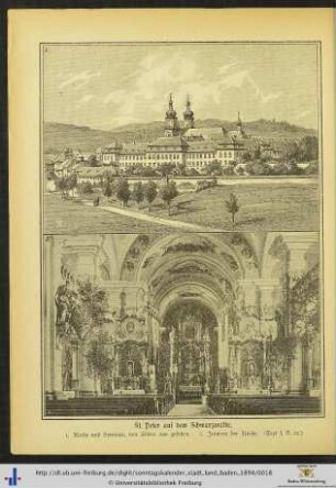 Illustration: St. Peter auf dem Schwarzwalde.