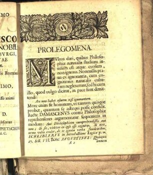 Prolegomena.