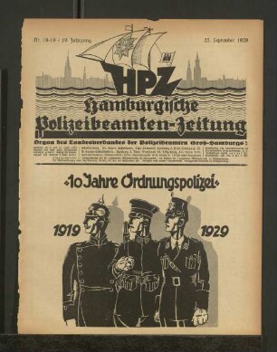 Organ des Landesverbandes der Polizeibeamten Groß-Hamburgs