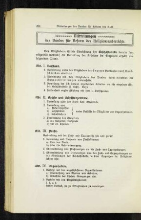 Mitteilungen des Bundes für Reform des Religionsunterrichts