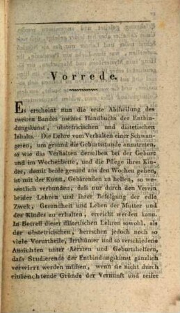 Friedrich Benjamin Osiander's Handbuch der Entbindungskunst, 2,1