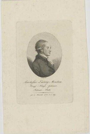 Bildnis des Anastasius Ludwig Menken