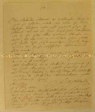 Handschreiben von Friedrich Wilhelm III., König von Preußen, an Oberst Karl Heinrich Joseph von Sawadzky betr. personelle Veränderungen in der Armee; Königsberg, 2. Juli 1809