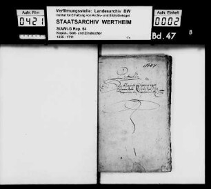 Protokollum Missivarum etc.
