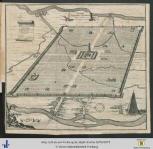 Kupfertafel: Ansicht der Stadt Ninive.