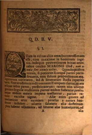 Prolusio de diversis diversarum Europae nationum literarum studiis