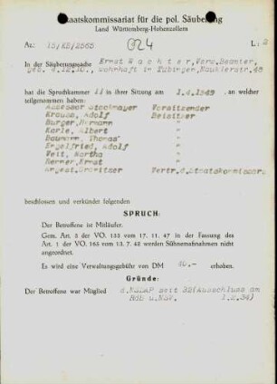 Wachter, Ernst