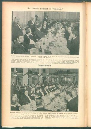La comida mensual de "Nosotros"