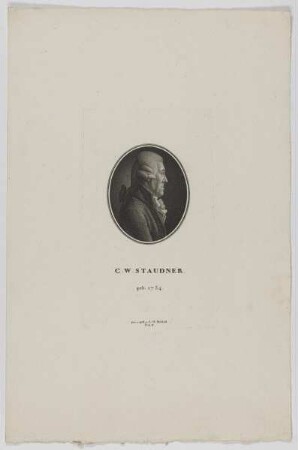 Bildnis des C. W. Staudner