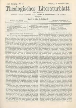 529-531 Christenthum, und Darwinismus