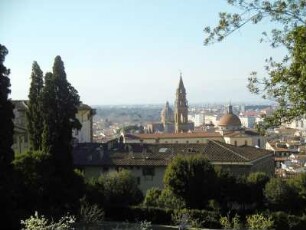 Florenz: Stadtansicht vom Boboli-Garten (Giardino di Boboli)