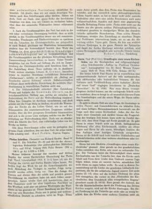 174-176 [Rezension] Sturm, Paul, Grundfragen eines neuen Kirchenliedes