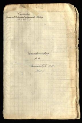 1924/25: Jahresbericht ... - 1924/25