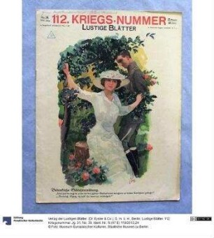 Lustige Blätter. 112. Kriegsnummer. Jg. 31, No. 39