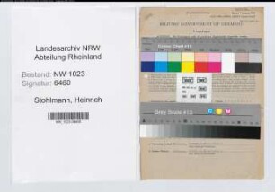 Entnazifizierung Heinrich Stohlmann , geb. 22.05.1903 (Lehrer)