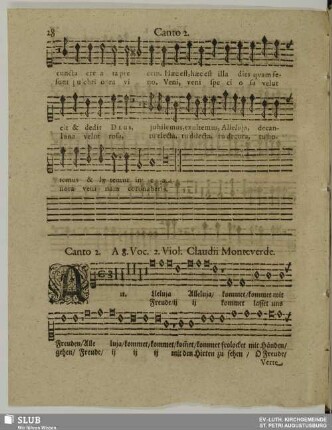 Monteverdi, Claudio: Alleluja