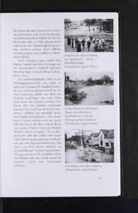 Schlauchboot der Hamburger Polizei am gebrochenen Straßendamm - links im Hintergrund der Funkturm (Privatarchiv: Ingrid Prüter)