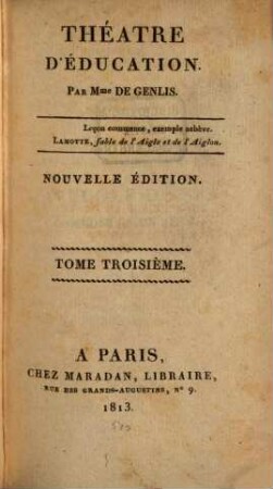 Théatre d'éducation, 3