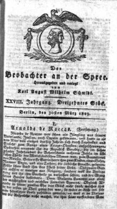 13. Stueck, 30. Maerz 1829