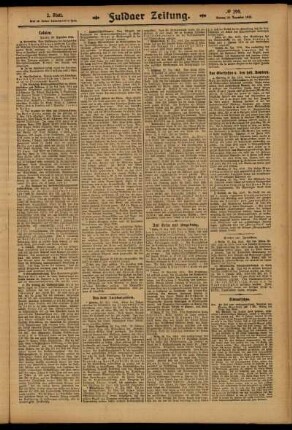 Zweite Ausgabe vom Montag, den 29. Dezember 1913.