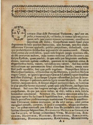 Exercitatio altera plenior ad quendam Suetonii locum in vita Augusti, de remedio habenarum atque arundinum